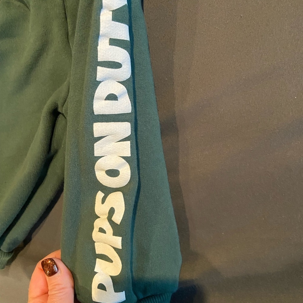 Zara Green Toddler Sweat suite - Picture 2 of 4